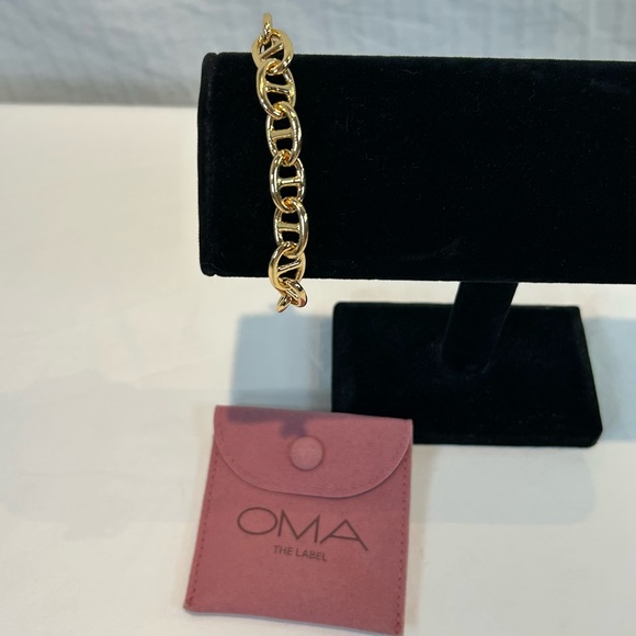 OMA the Label NWT The Abuja Gold Link Bracelet - Picture 4 of 8